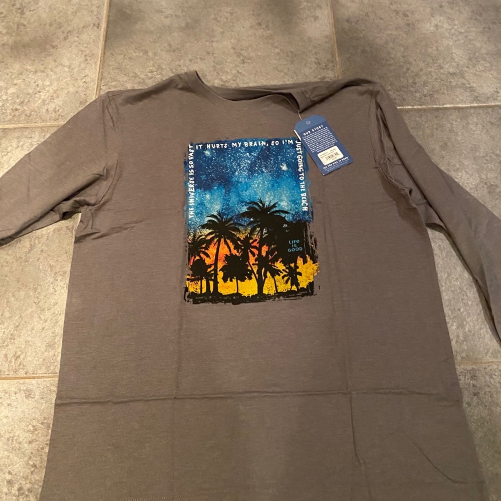 Life is good just going to the beach cool tee